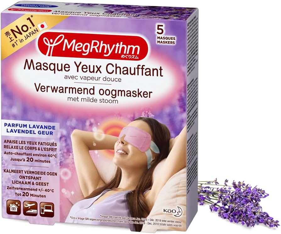 Masque Yeux Chauffant Lavande — Lot de 10