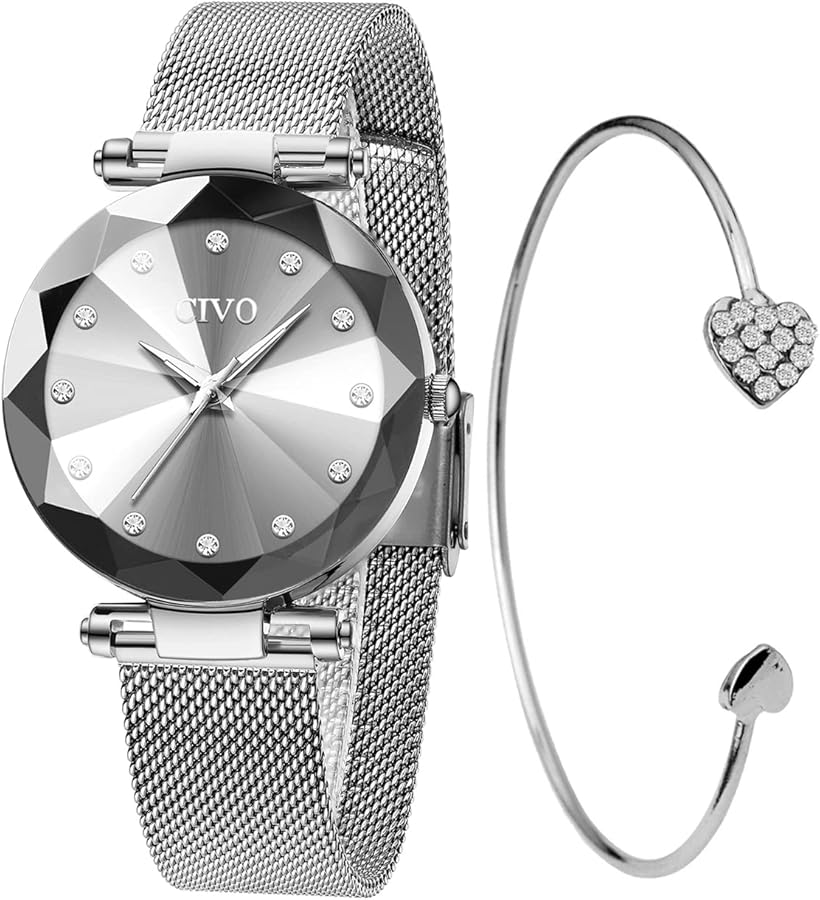 Montre Femme Élégante Bracelet Milanais