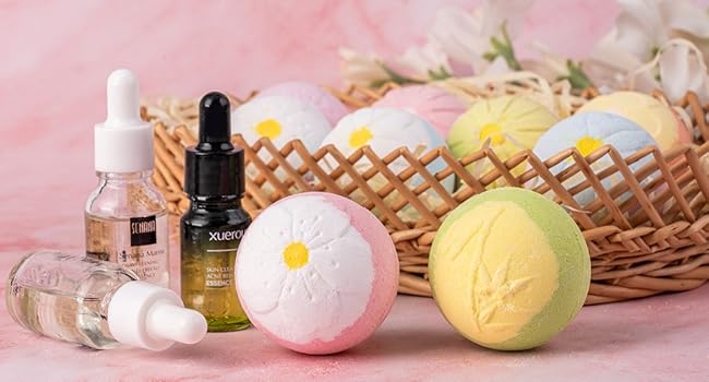 Bombe de Bain Artisanale — Coffret 12 Senteurs