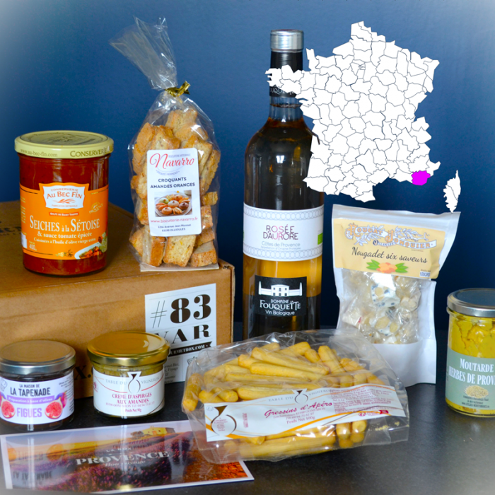 Panier Gourmand Provençal — Miel, Confitures & Biscuits