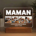 Lampe Maman avec 4 photos personnalisée - Cadeaux personnalisés pour la fête des Mères - Idées de cadeaux originaux pour maman