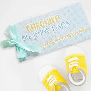 Chéquier du jeune papa - Cadeau original - Boîte à papa | Idée cadeau fête des pères