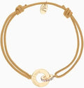 Merci Maman Bracelet personnalisé Mini Anneaux Entrelacés Cristal