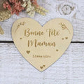 Coeur Personnalisé Fête des Mères
