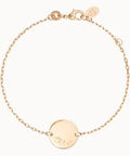 Merci Maman Bracelet personnalisé Pastille sur chaîne