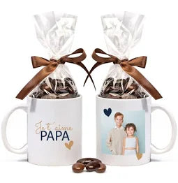 Cadeau Fête des Pères Mug chocolat personnalisé