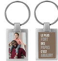 Porte-clés photo papa