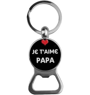 Porte-Clé Décapsuleur Papa La Maison du Porte-Clé