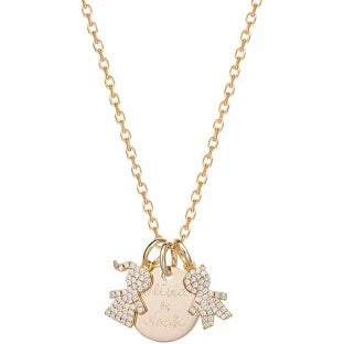 Merci Maman Collier personnalisé Maman Pavé Cristal