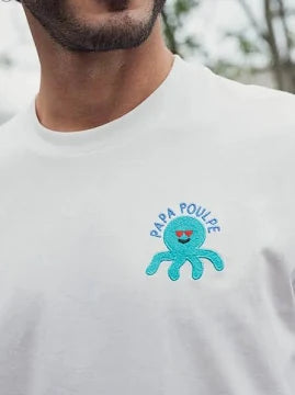 T-shirt Papa Poulpe Coton Biologique Idée cadeau Papa