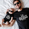 fille Look assorti personnalisé "The Boss" pour papa et bébé cadeau pour papa