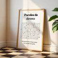 Affiche Paroles de Darons Humoristique – Cadeau Original Papa Fête des Pères 2026 Affiche