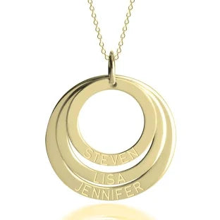 oNecklace Collier gravé pour Maman