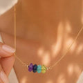 Collier de pierres de naissance personnalisé pour maman bijoux de famille avec pierres de naissance