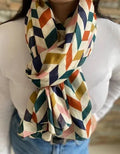 Écharpe Femme, Chèche, foulard Femme, Étole coton, idée Cadeau, Mode et tendance 2026, fête des mères