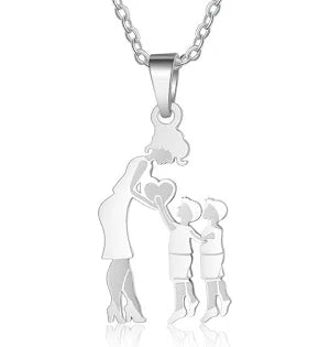 Collier Mère et Fils Filles/Collier Maman