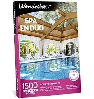 Wonderbox – Coffret Cadeau Fête des Mères Spa en duo – 1500 Soins bien-être