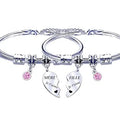 FGHJK Cadeau Fete des Meres Cadeau Maman Fille Bracelet Maman Fille Cadeau Anniversaire Maman Fille Cadeau Maman Fille Original Bracelet Femme Cadeau