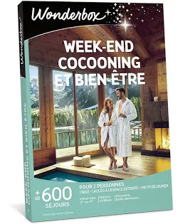 Coffret cadeau Wonderbox Week-end cocooning et bien-être