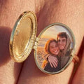 Bague Gravée avec Photo Cachée Cadeau Fête des Mères