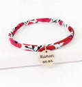 Bracelet personnalisé femme Liberty – Cadeau unique pour maman