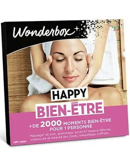 Coffret cadeau Wonderbox Happy Bien-Être