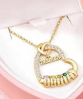 Collier Personnalisé avec 1-5 Prénoms – Cadeau Émotionnel pour Femme