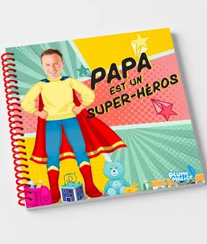 Livre personnalisé Super Papa - Avec photo