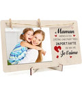 Koudindg Cadeaux Fete Des Meres, Cadeau Maman Anniversaire Noel, Cadre Photo Cadeau Pour Maman, Idee Cadeaux Mere