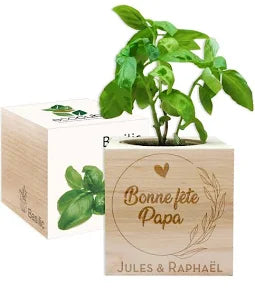 EcoCube Fête des Pères gravé