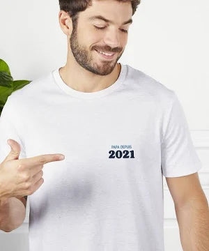 T-SHIRT HOMME PAPA DEPUIS BRODÉ PERSONNALISÉ